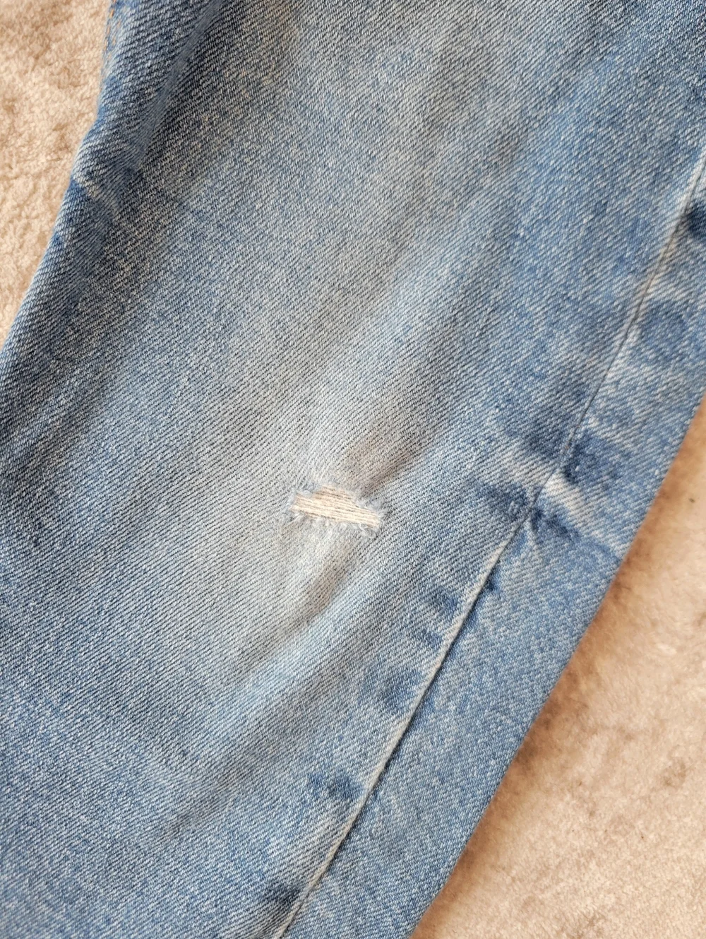 Zara Girls 4 Straight Leg‎ Jeans Light Medium Wash Adjustable Waist Denim